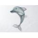 Big Size Hanging Ocean 3D Dolphin Metal Wall Art Decor