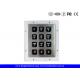 Rugged IP65 Waterproof Backlit Metal Numeric Keypad For Low-Lit Environment In 3x4 Matrix