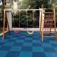 Rubber Outdoor Gym Floor Tile For Indoor Non Toxic Playground Rubber Flooring