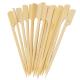 Wooden Paddle Flat Barbecue Bamboo Skewers BBQ Fruit Kebab Disposable