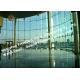 Tinted Color Invisible Frame Aluminum Glass Façade Curtain Wall Double Glazed Spandrel Glass Insulation