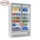 Fast cooling glass door chiller display stand fridge supermarket refrigerator and freezer