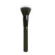 Black Long Handle Flat Top Makeup Brush Powder Brush  With White Black Nylon Hair