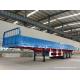 3 axle 40ft 40 tons capacity flatbed trailer flat container trailer  -TITAN VEHICLE