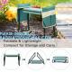 Garden Kneeler And Seat With Tool Pouch, Portable Folding Garden Stool, Heavy Duty Gardening Kneeling Bench