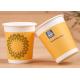 Soft Drink Single Wall Paper Cups With Lids Insulated Paper Coffee Cups