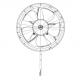 AFL2524HW-00 24v Dc Fan 250x80mm Round 437CFM 24W IP56 4 Wire