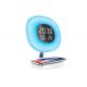 Wireless Charger Wake Up Light Alarm Clock , Touch Bedside Clock With Light