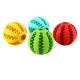 Watermelon Pattern Ball Tiny Puppy Toys , Durable Food Grade Plastic Dog Balls