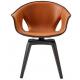 Classic Modern Luxury Fiberglass dining bar chair Upholstered PU Ginger Chair