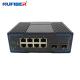 Managed Industrial Ethernet Managed POE Switch 8x10 / 100 / 1000base-T 2x1000base-X SFP Slot
