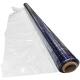 Blue PVC Plastic Film Sheet 0.033mm Thick Clear 50cm Width Film Roll For Packing