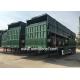 High Side Wall Semi Trailer With 2/3/4 Axles And Spare Tire Carrier