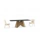 Big Modern Marble Dinning Room Furniture Dinner Tables Set Nordic Modern Dining Table And Chair