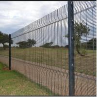 High Security Welded Mesh Fence Galvanized Wire Fence Panels Easily Assembled