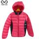 Comfortable Kids Winter Down Jacket Fix Hoody Two Color 90% Duck Down Material