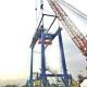 1-100 Ton Mobile Tyre Type Container Hoisting Crane For Sale