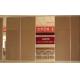 Commercial Furniture Accordion Foldable Partition Wall 1230mm Panel Width