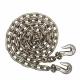 Heavy Duty G70 Transport Galvanized Car Tow Chains with Hooks Test Load 48kN