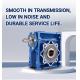 5:1-100:1 RV63 Worm Gear Speed Reducer 24mm Square Flange NMRV063 90 Degree