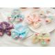 Lace Organza hairball  kids hair accessories bowel scrunchies girl's hair rope bypass headpiece Yiwu wholesale