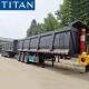 50/60 ton U-shape Rear Dump Semi-trailer Truck for Sale in Guyana