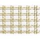 Cabinets Decorative Brass 2.5mm Crimped Wire Mesh