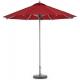 8ft polyester waterproof Red parasol cover middle pole aluminum patio umbrella outdoor picnic umbrella---2300
