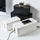 White Cable Organizer Box Power Cord Surge Protector Cable Management