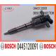 0445120091 0445120047 0986435635 Diesel Engine Fuel Injector For MITSUBISHI ME193983