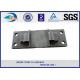 Railway Cast Iron Base Sole Rail road Plates Steel Tie Plate