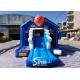 Small Inflatable Bounce House Bouncy Castle With Slide Combo Jumper For Inflatable Games Bounce House Slide Combo