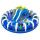 Round Sea World 0.55mm Plato Inflatable Jumping Theme Park