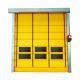 Warehouse Rolling Shutter Gate High Speed Industrial Doors Blue Orange