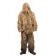 Durable Camouflage Ghillie Suit With Reinforced Collar Woodland Desert Grass