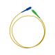 SX SM 0.9mm Fiber Optic Patch Cord , Telecom Grade SC / APC to SC / UPC LSZH Cable