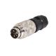 Automotive M16 LED Waterproof Connector Solder Termination CuZn Contact