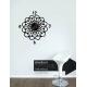 Eco-friendly Home Decoration Diamond Flower Wall Sticker Clock 10D023