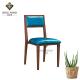 Iron Frame 8cm Seat Wedding Banquet Chair Dining Table Chairs Wooden