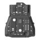 Black 4x4 Exterior Accessories Aluminum Alloy Nissan Patrol Y61 Skid Plate Engine Guard Plate Underbody Protection