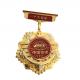 Wholesale Honor Award High Level Shiny Gold Shiny Nickel Double Plated Metal Epoxy Coating Decoration Medaille Medal