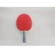 Red Table Tennis Rackets For Beginners , Easier Control Ping Pong Paddles