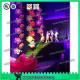 10m Popular Wedding Stage Decoration Event Inflatable Flower Chain With LED
