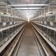 U Type Q235 Metal Cage For Chickens , 3-8 Tiers H Type Poultry Chicken Cage