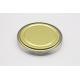 2.0mm Curl Height Metal Mason Jar Lids Smooth Surface Full Aperture Reliable