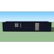 Customized 2 Bedroom Container House , Durable Modern Prefabricated Houses