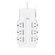 6 outlet UL and CUL Tested Power Strip 1.5ft 3*14SJT Cord with Switch, Surge Protector
