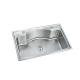Traditional 304 Stainless Steel Kitchen Sink Top Mount  Deep Bar Use