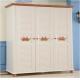 Panel Home Room Furniture White High Glossy Painting With Wardrobe