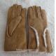 Genuine leather gloves fur gloves winter double face shearing gloves